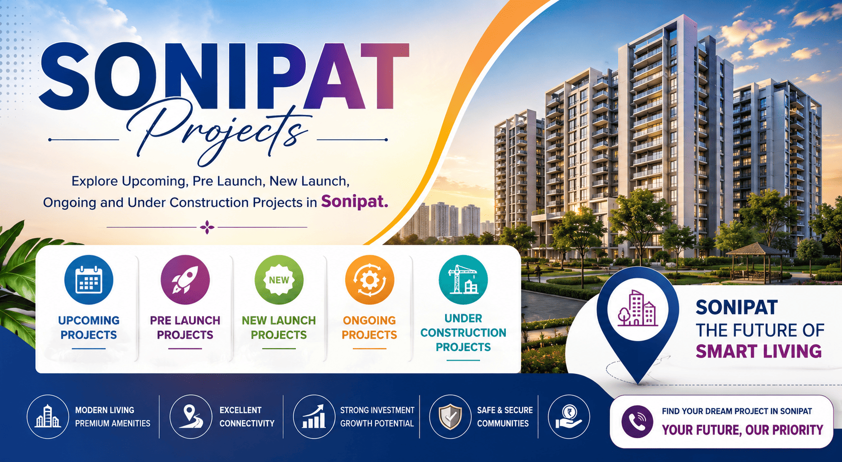 Avani Sonipat Projects